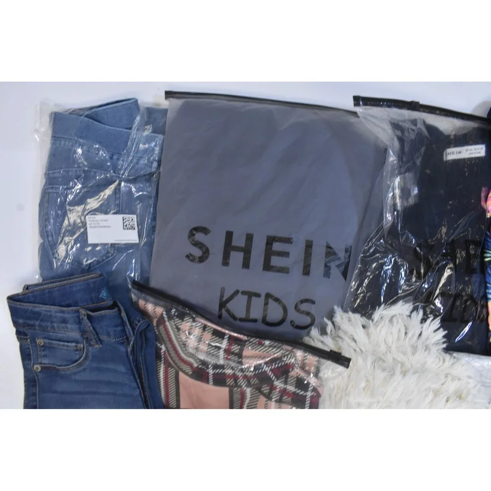 Wholesale Bulk Lot Of 11 Girls Size Large 10/12 Mixed Season Tops Bottoms